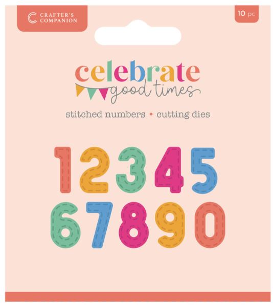Crafters companion - metal die - Celebrate good times  Numbers STNU