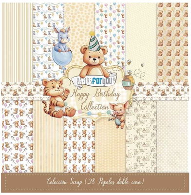 Papers for you - Happy Birthdayl - 6x6 28pc