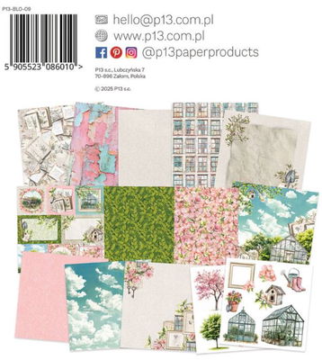 Piatek13 - Paper pad - Breathe and Bloom 6x6 P13-BLO-09