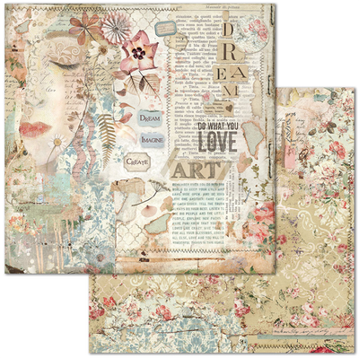 Stamperia Paper Pad 8x8 - Imagine