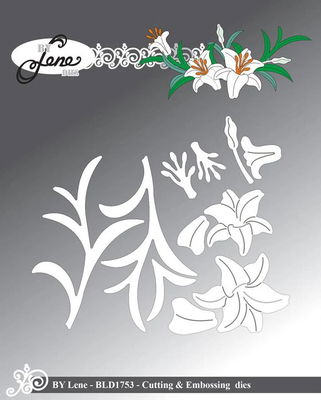 By Lene - Cutting & Embossing Die - Lily  BLD1753
