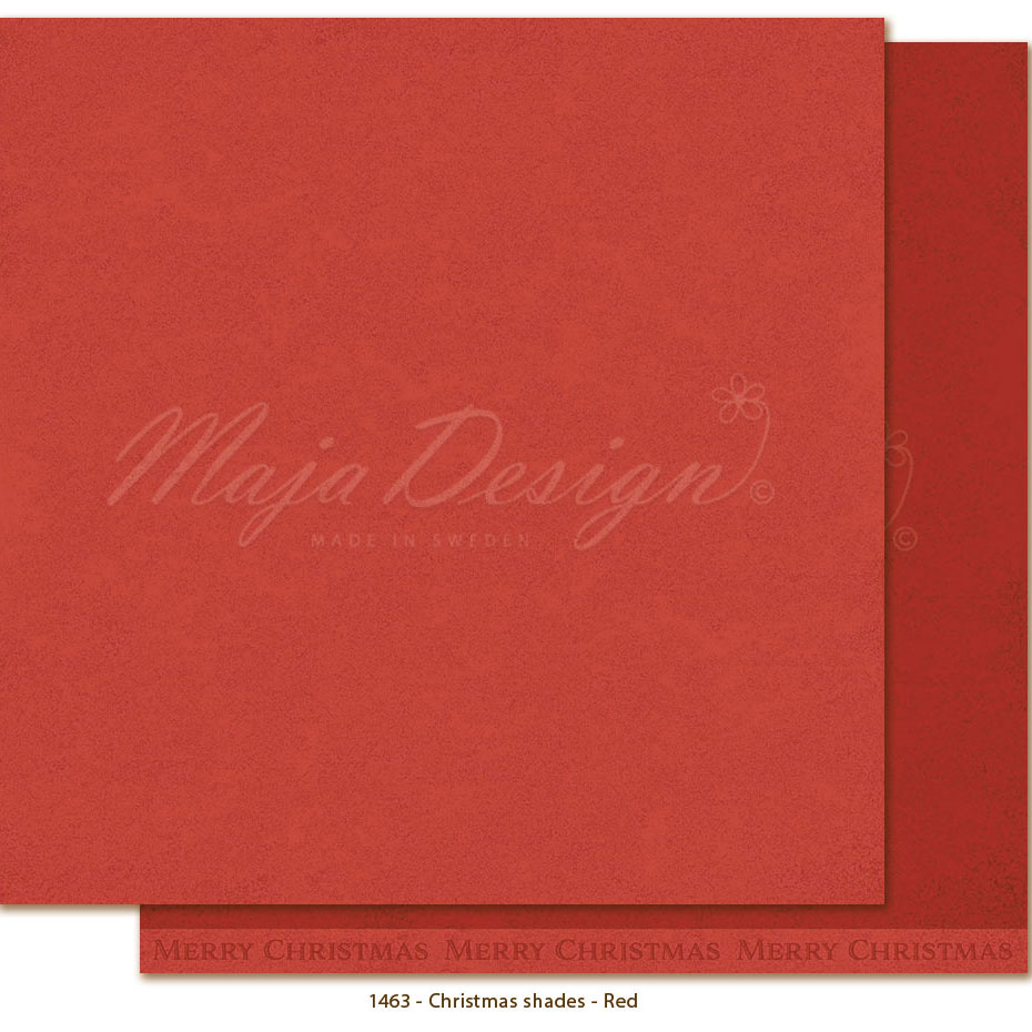 Maja Design - Monochromes - Christmas Shades - Red Maja Design - Monochromes - Christmas Shades - Red