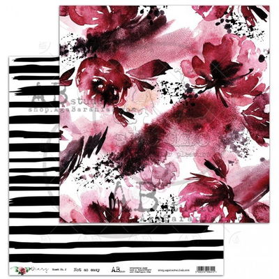 AB studio - Diary - scrapbooking paper set 8x 12x12 + bonus