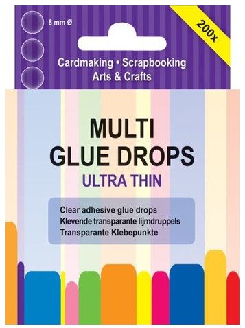 Multi glue drops - Ultra Thin 8 mm 200st 3.3150