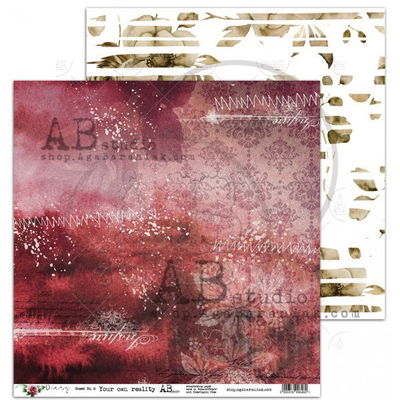 AB studio - Diary - scrapbooking paper set 8x 12x12 + bonus