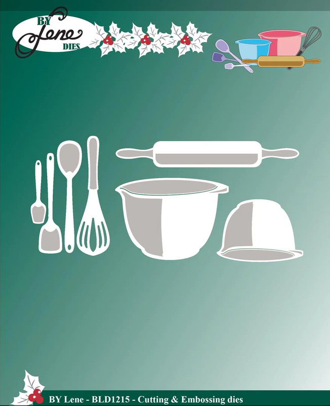 By Lene - Cutting & Embossing Die - Baking Equipment-1  BLD1215