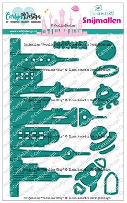 Kopia CarlijnDesign - Cutting & Embossing Die - Peculiar City CDSN-0330