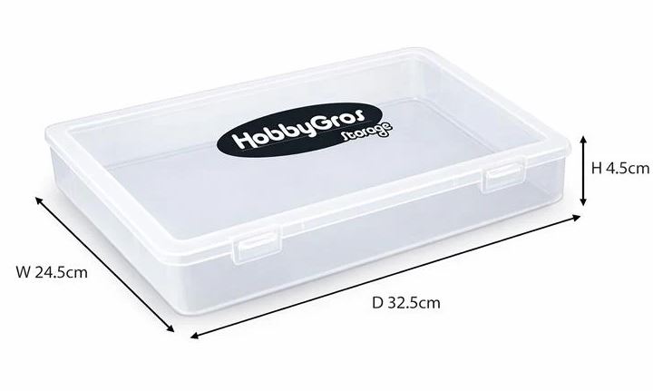 HobbyGros - Plastic Storage Box - A4  SS137