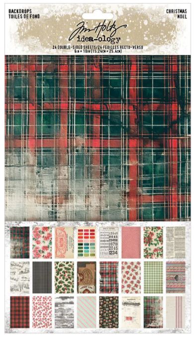 Tim Holtz Idea-Ology - Christmas Backdrops TH94443