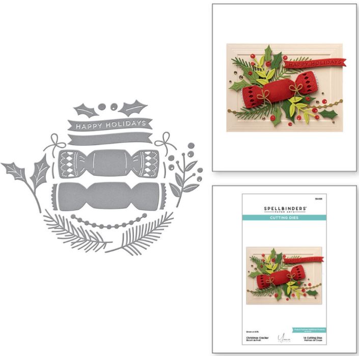 Spellbinders - Etched Dies - City Holiday Christmas Cracker S5-698
