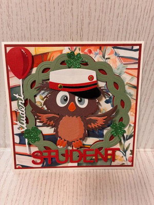 By Lene - Cutting & Embossing Die - Student balloon  BLD1834