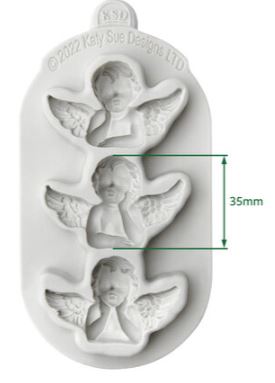 Cosmic Shimmer - Silicone Mould Cherub Trio CA0203-CS