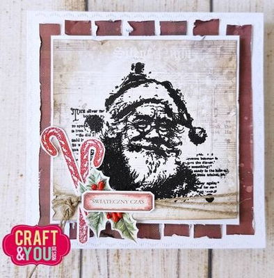 Craft and You - stamp - Santa Claus Stamps CS054