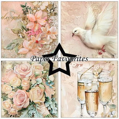 Paper Favourites - 6x6  Paper Pack - Wedding Art  PF543