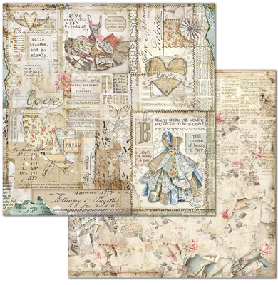 Stamperia Paper Pad 8x8 - Imagine