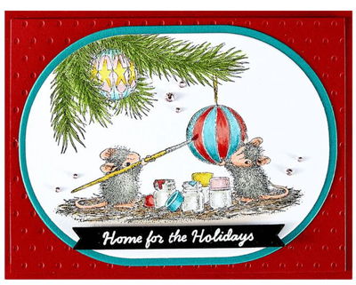 Spellbinders - Cling Rubber Stamp -Tree-Mendous Christmas Unwrapping Memories RSC-057