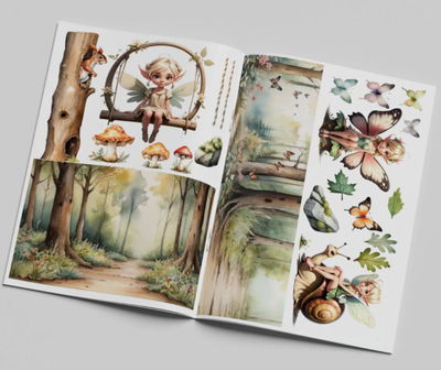 Creatief Art - Creative CutOuts - Forest Fairies Book