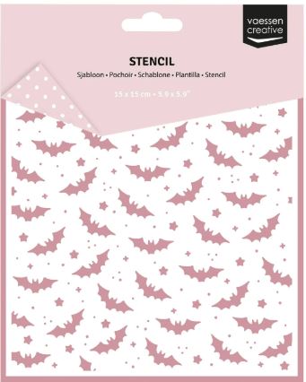 Vaessen Creative - stencil - Bats 3625-0009