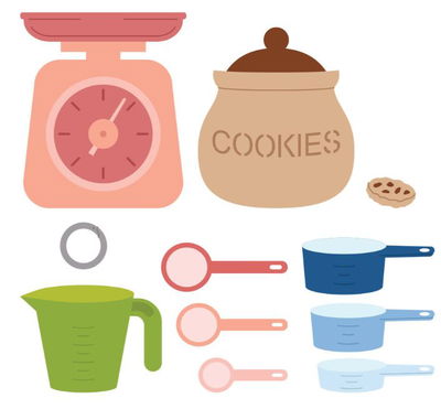 Spellbinders - Etched Dies - Make It & Bake It  Measure Mates  S5-731