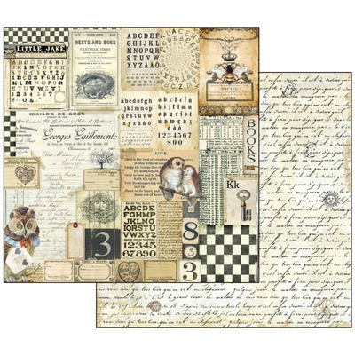 Stamperia Paper Pad 12x12 - Alchemy 10 sheets