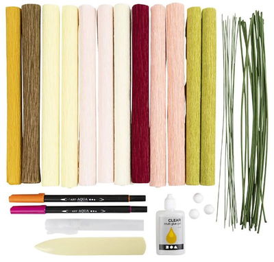 DIY Kit Kräppapper bukett