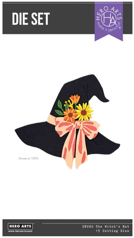 Hero Arts - Die set - Hocus Pocus The Witch's Hat DF260