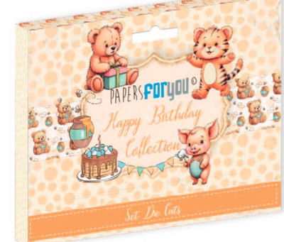 Papers for you - Happy Birthdayl - Die Cuts 20pcs