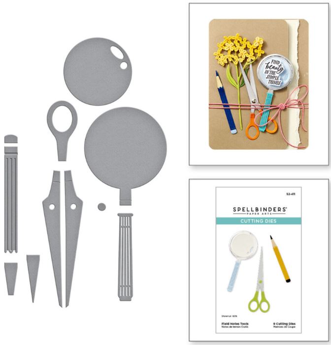 Spellbinders - Etched Dies - Field Notes Tools  S2-411