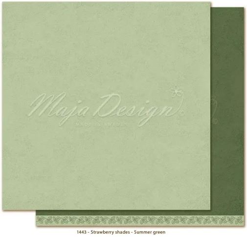 Maja Design - Monochromes - Strawberry Thief - Summer Green
