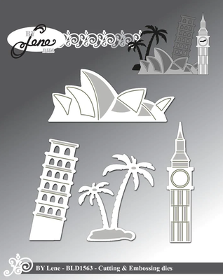 By Lene - Cutting & Embossing Die - Attractions #2 BLD1563