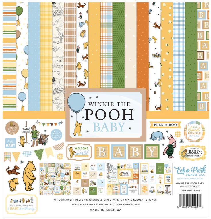 Echo Park - Collection Kit 12X12 - Winnie The Pooh Baby