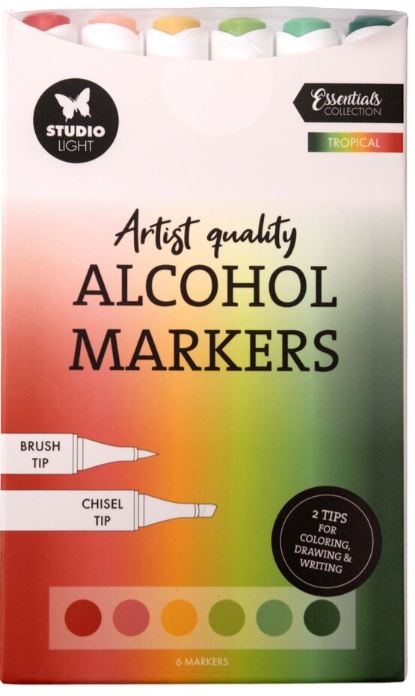 Studio Light  - Alcohol Markers Tropical  SL-CO-MARK46