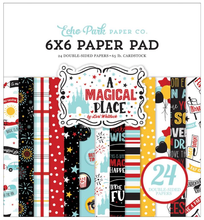 Echo Park - Double-Sided Paper Pad 6X6 24/Pkg - A Magical Place