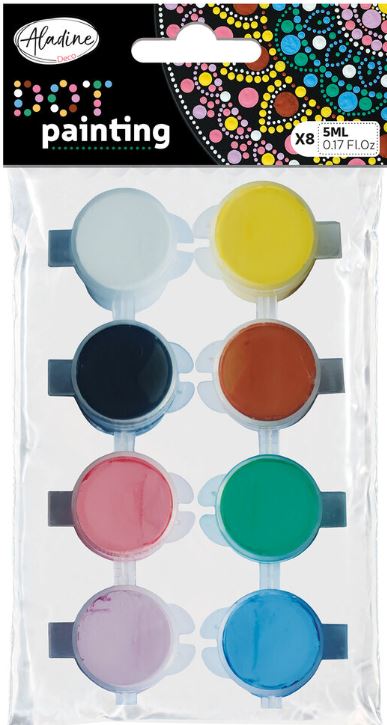 Aladine - Dot Painting  Paint 8 Colours 80885
