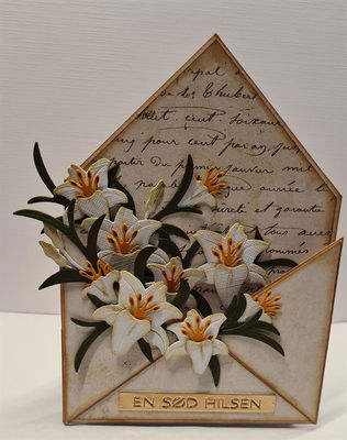 By Lene - Cutting & Embossing Die - Lily  BLD1753