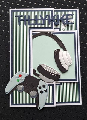 By Lene - Cutting & Embossing Die - Gamer Set BLD1734