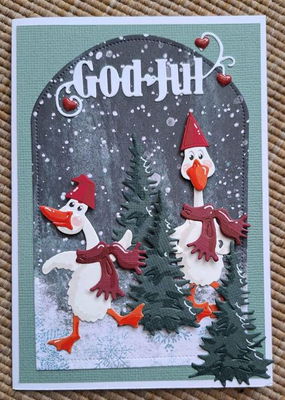 By Lene - Cutting & Embossing Die - God Jul  BLD1011