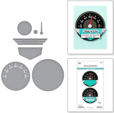 Spellbinders - Etched Dies - Speedometer  S5-689