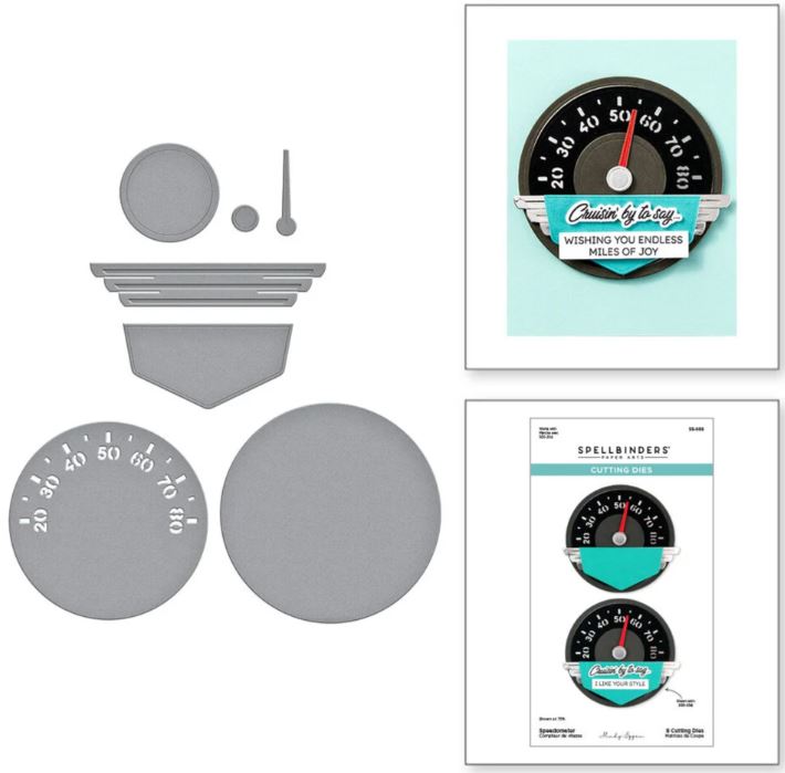 Spellbinders - Etched Dies - Speedometer  S5-689