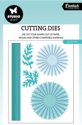 Studio Light - Cut. and Emb. Die  - Essentials 3D Flower 1075