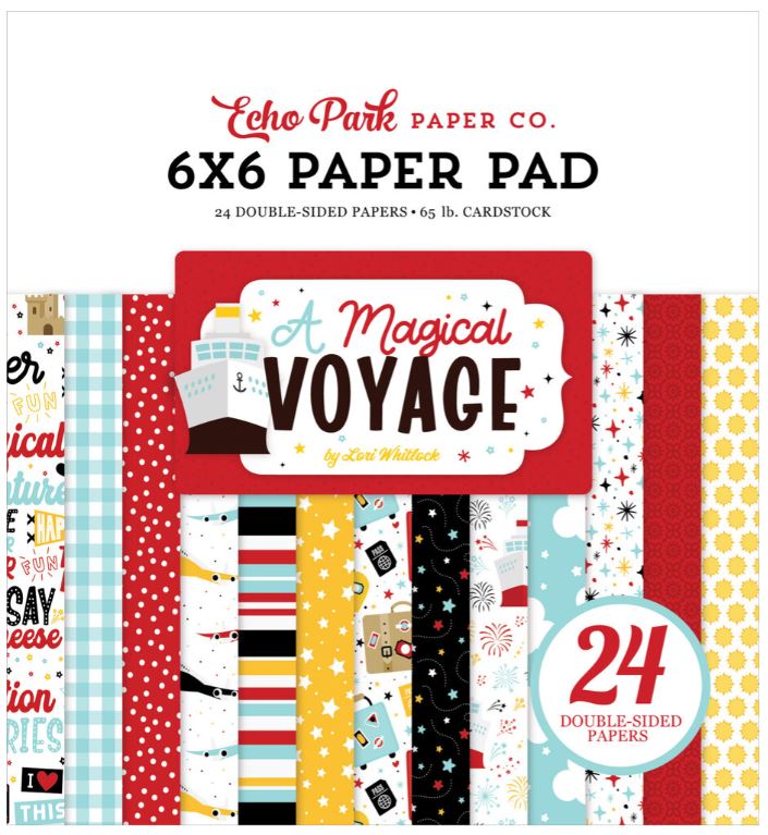Echo Park - Double-Sided Paper Pad 6X6 24/Pkg - A Magical Voyage