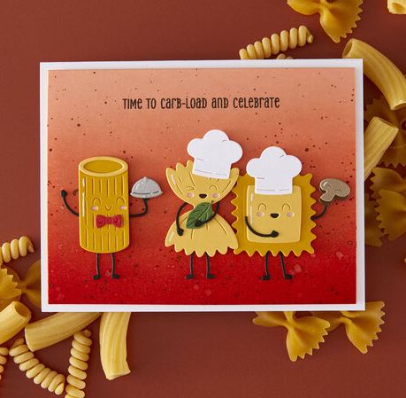 Spellbinders - Etched Dies - Buon Appetito Pasta Friends S4-1494 Spellbinders - Etched Dies - Buon Appetito Pasta Friends S4-1494