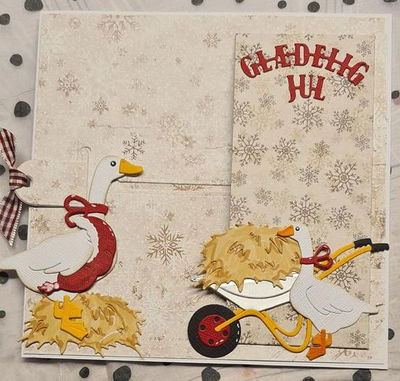 By Lene - Cutting & Embossing Die - Large Christmas Duck BLD1700