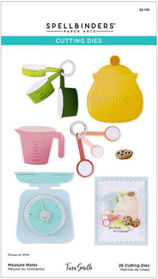 Spellbinders - Etched Dies - Make It & Bake It  Measure Mates  S5-731