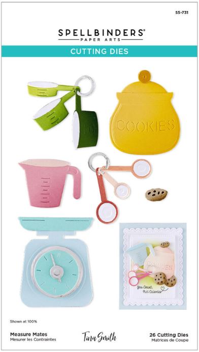 Spellbinders - Etched Dies - Make It & Bake It  Measure Mates  S5-731