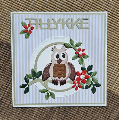 By Lene - Cutting & Embossing Die - Owls  BLD1759