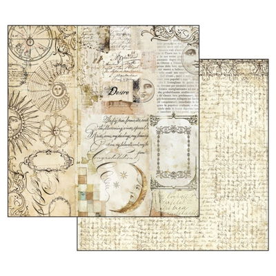 Stamperia Paper Pad 12x12 - Alchemy 10 sheets