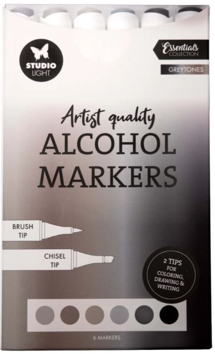 Studio Light  - Alcohol Markers Greytones  SL-CO-MARK37
