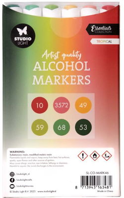Studio Light  - Alcohol Markers Tropical  SL-CO-MARK46