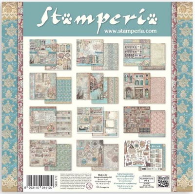 Stamperia - Paper Pad 12x12 - Venice City of Art